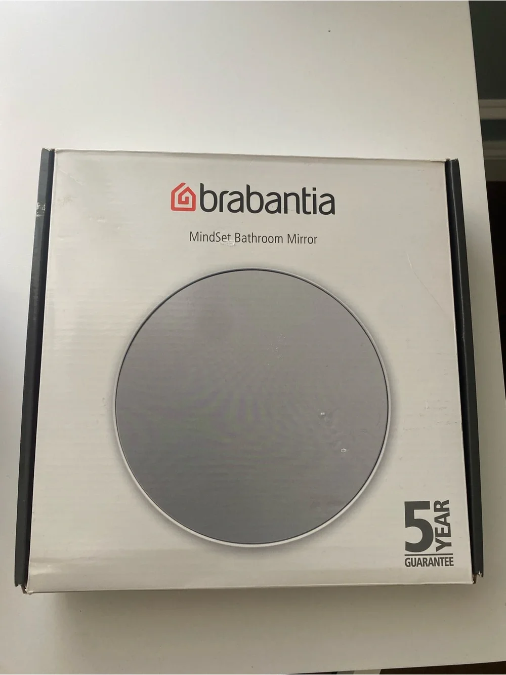 New Brabantia MindSet Bathroom Mirror - black